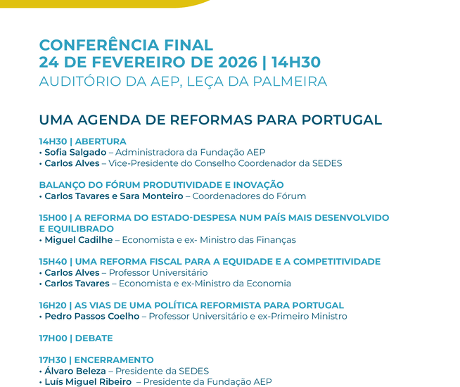 Fórum Produtividade e Inovação | Confêrencia Final 